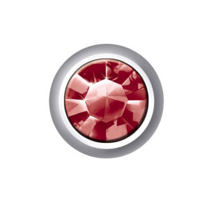 JANUARY - GARNET (MINI SILVER EAR STUDS)