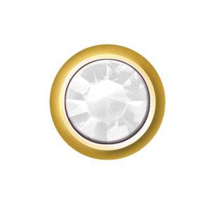 APRIL - DIAMOND (GOLD EAR STUDS)