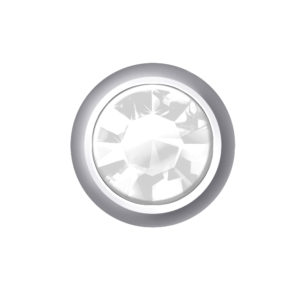APRIL - DIAMOND (MINI SILVER EAR STUDS)