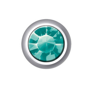 MAY - EMERALD (MINI SILVER EAR STUDS)