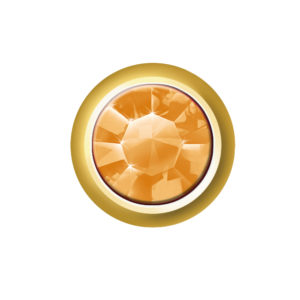 NOVEMBER - TOPAZ (GOLD EAR STUDS)