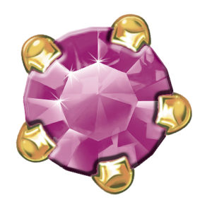FEBRUARY - AMETHYST (GOLD CLAWSET  EAR STUDS)