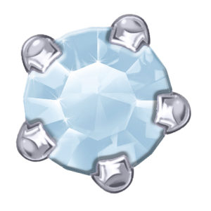 JUNE - ALEXANDRITE (SILVER CLAWSET  EAR STUDS)